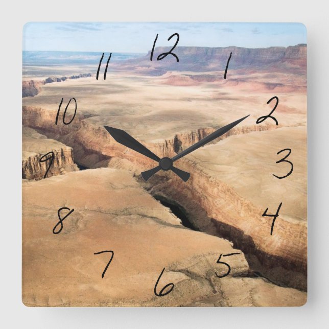 Canyon i Canyon Fyrkantig Klocka (Framsida)