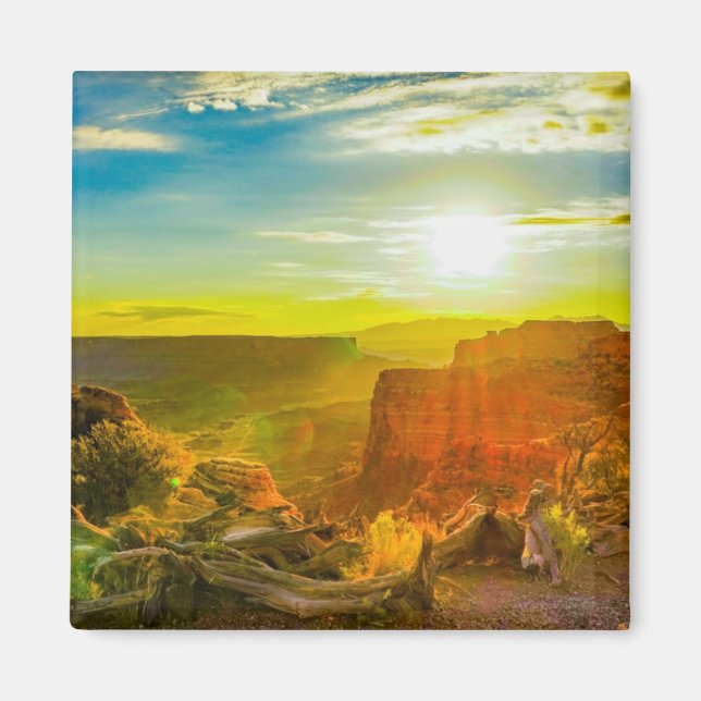 Canyon land National Park Moab Utah Magnet (Framsidan)