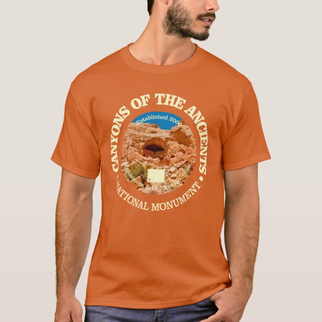 Canyon of the Ancients (NM) T Shirt (Framsida)