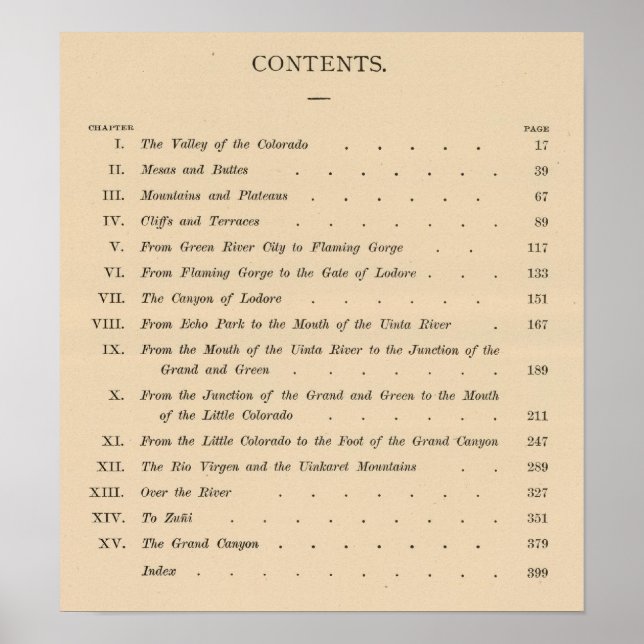 Canyon of the Colorado Poster (Framsidan)