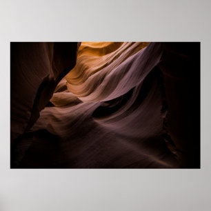 Canyon ökenlandskap mönster poster