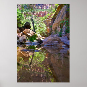Canyon Spegel Poster