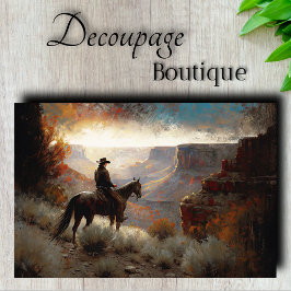 Canyon Trail Rider Decoupage