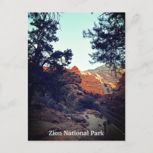 Canyon Trail Zion National Park, Utah Vykort