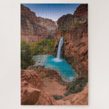 Canyon vattenfall landskap