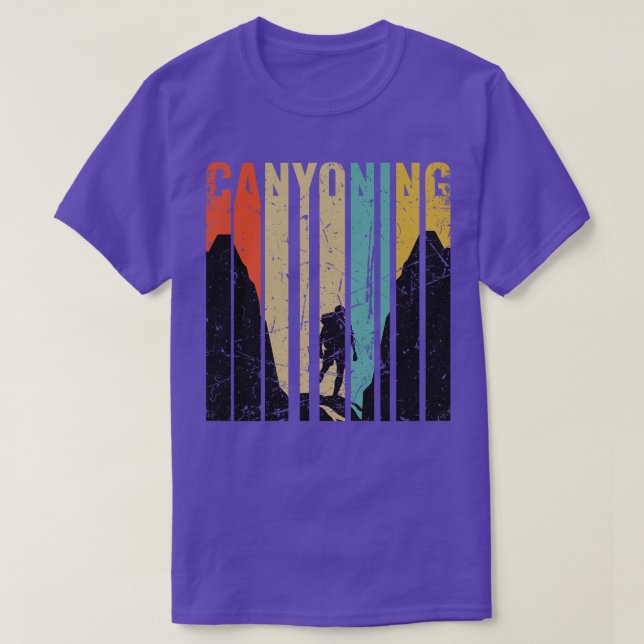 Canyoning Mountaineer Climate Hiker Gift (3) T Shirt (Design framsida)