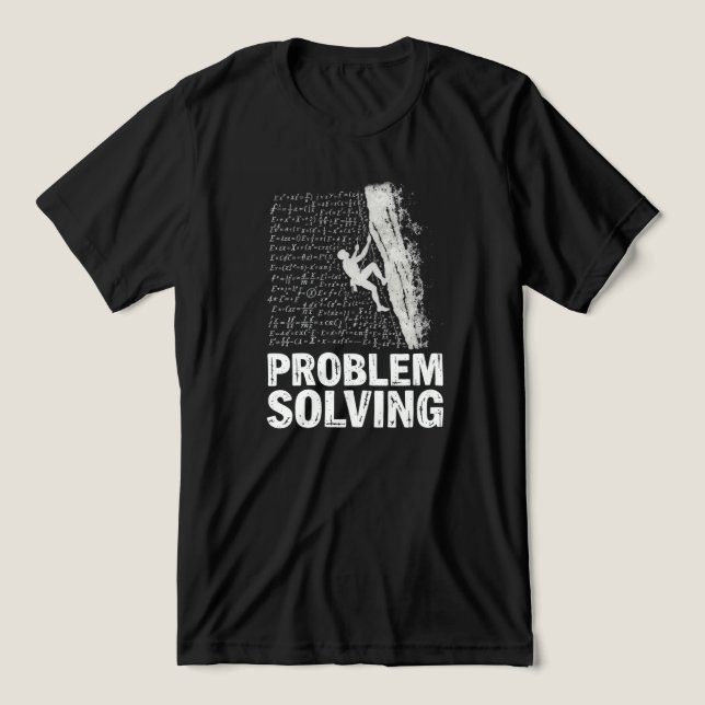 Canyoning Problemlösung – Roligt Utomhus  T Shirt (Design Framsida)