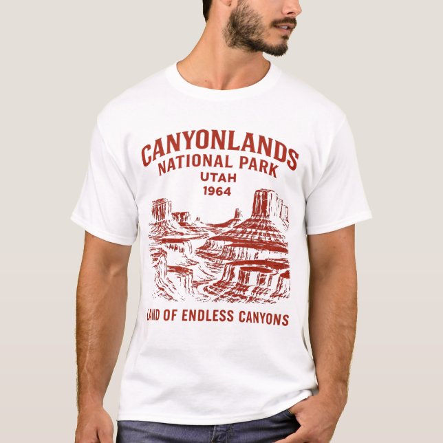 Canyonland Nationalpark T Shirt (Framsida)