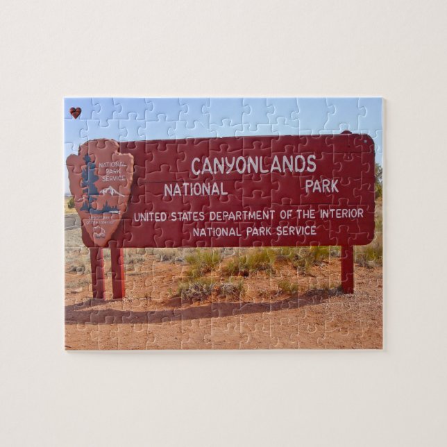 Canyonland Nationalpark Utah Pussel (Horisontell)