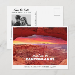 Canyonlands National Park Bröllop Spara Datum Vykort