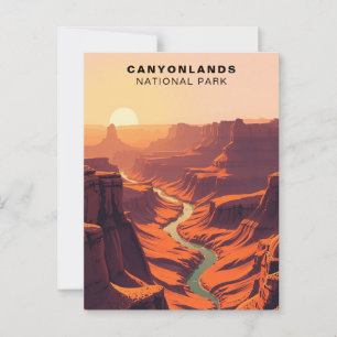 Canyonlands National Park Konst USA Vykort