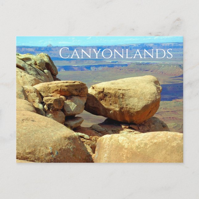 Canyonlands National Park, stenblock, Utah Vykort (Framsida)