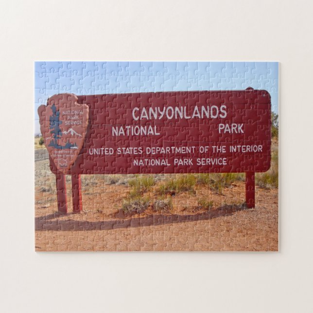 Canyonlands National Park Utah. Pussel (Horisontell)