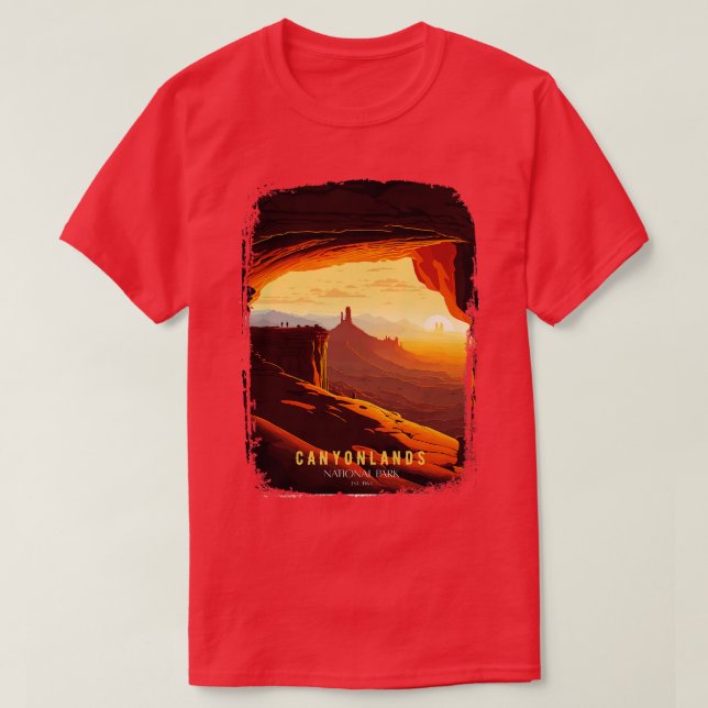 Canyonlands nationalpark 1 t shirt (Design framsida)