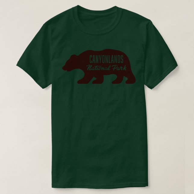Canyonlands nationalpark Bear Brown T Shirt (Design framsida)