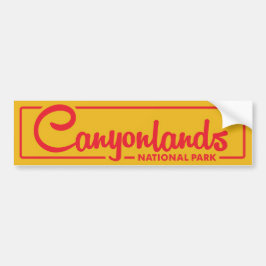 Canyonlands nationalpark bildekal