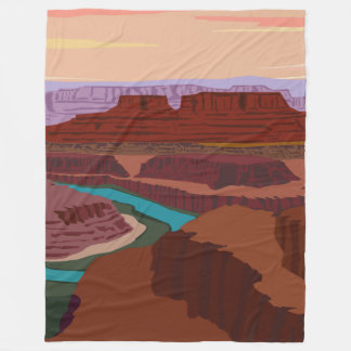 Canyonlands nationalpark i Utah Fleecefilt