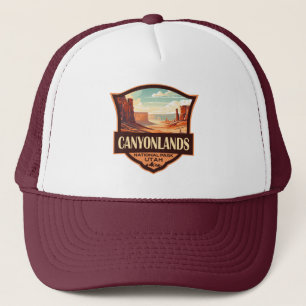 Canyonlands nationalpark Illustration Retro Keps