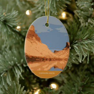 Canyonlands nationalpark Julgran Ornament