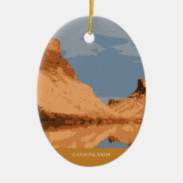 Canyonlands nationalpark Julgran Ornament