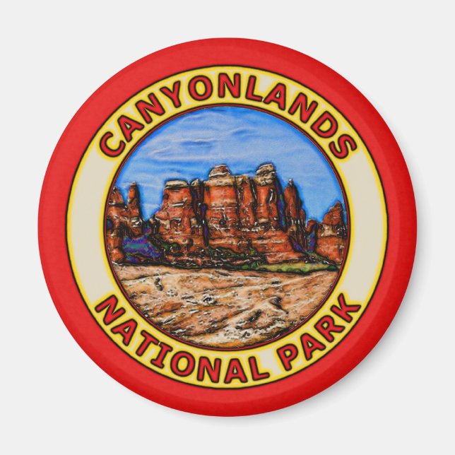 Canyonlands nationalpark magnet (Framsidan)