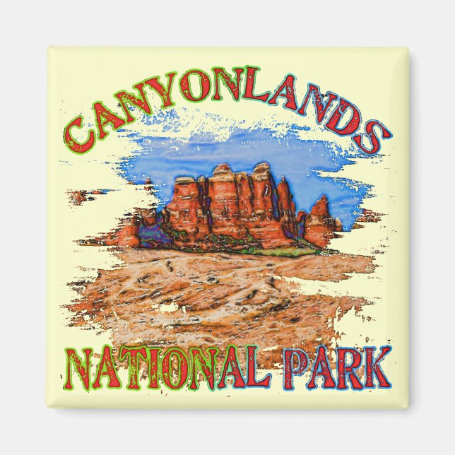 Canyonlands nationalpark magnet (Framsidan)