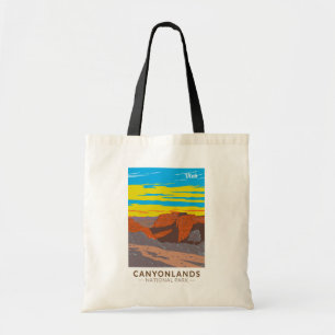Canyonlands nationalpark Moab Travel Art Vintage Tygkasse