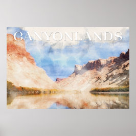 Canyonlands nationalpark Poster, Utah Print Poster