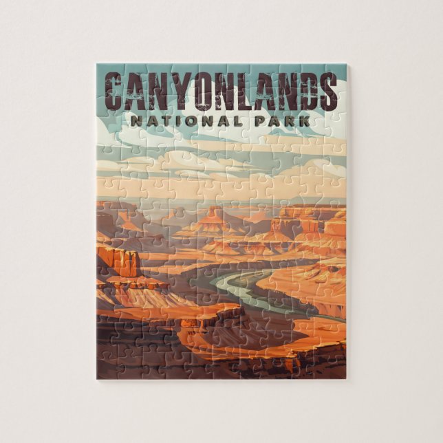 Canyonlands nationalpark pussel (Vertikal)