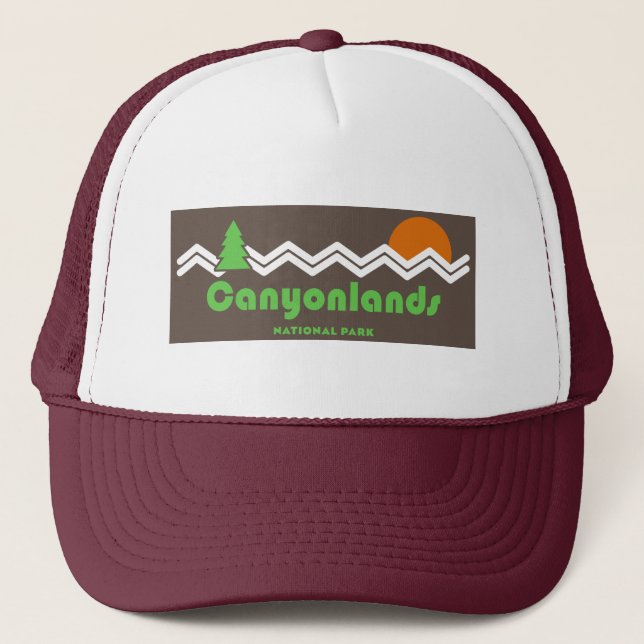 Canyonlands nationalpark Retro Keps (Framsida)
