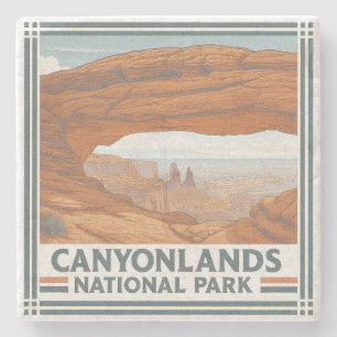 Canyonlands nationalpark stenunderlägg