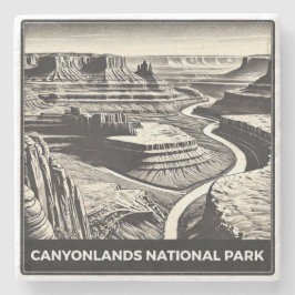 Canyonlands nationalpark stenunderlägg