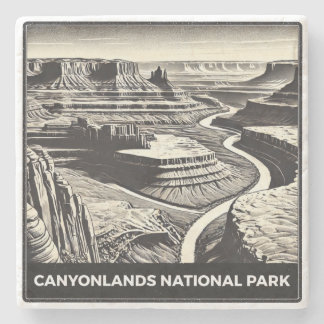 Canyonlands nationalpark stenunderlägg