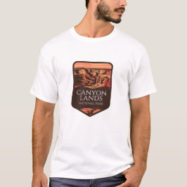 Canyonlands nationalpark Sunset Emblem T Shirt
