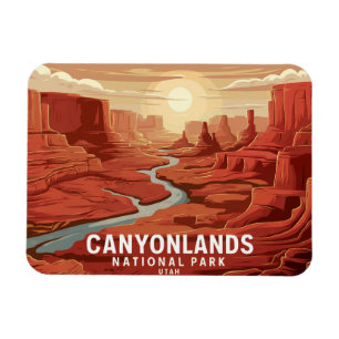 Canyonlands nationalpark Sunset Magnet