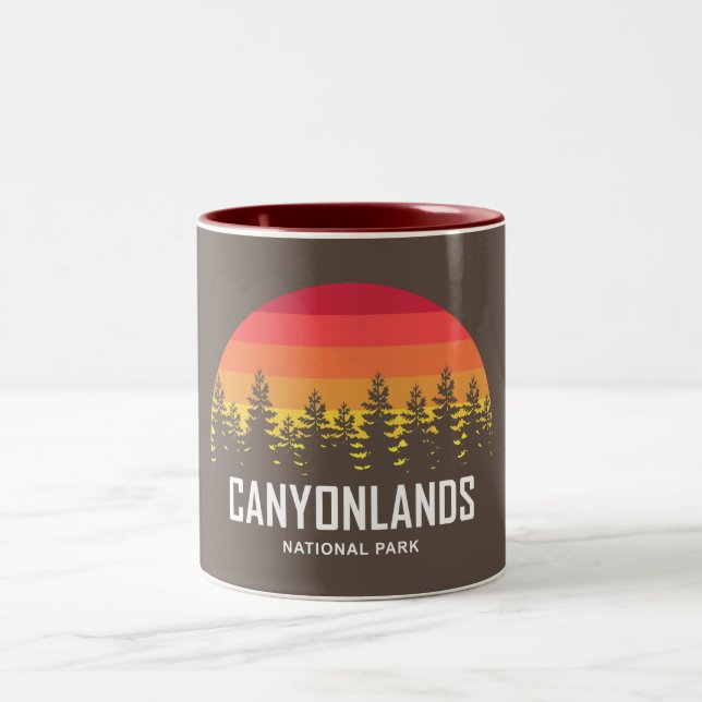Canyonlands nationalpark Två-Tonad mugg (Center)