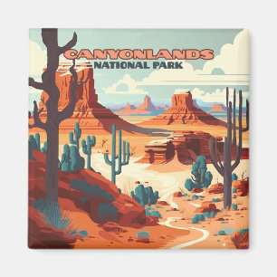 Canyonlands nationalpark Utah Desert-bergen Magnet