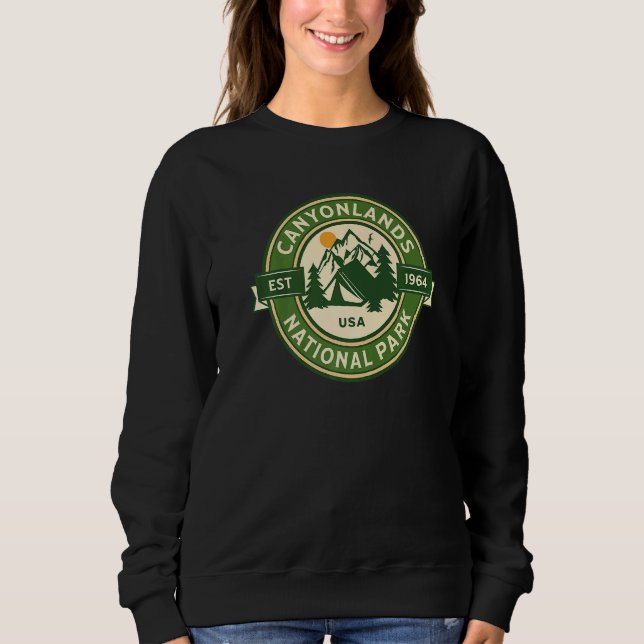 Canyonlands nationalpark Utah Hike Camp utomhus T Shirt (Framsida)