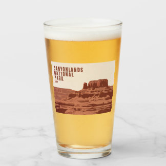 Canyonlands nationalpark Utah Minimal liggande Glaskopp