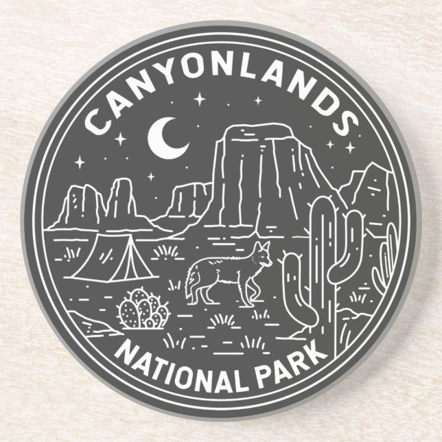 Canyonlands nationalpark Utah Monoline  Underlägg (Framsidan)