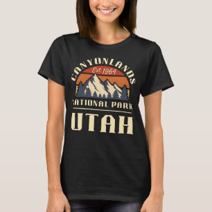 Canyonlands nationalpark Utah Mountain Hiking Ret T Shirt