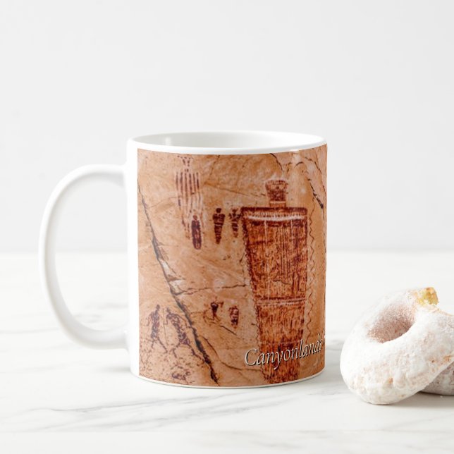 Canyonlands nationalpark Utah Pictograph Kaffemugg (Med munk)