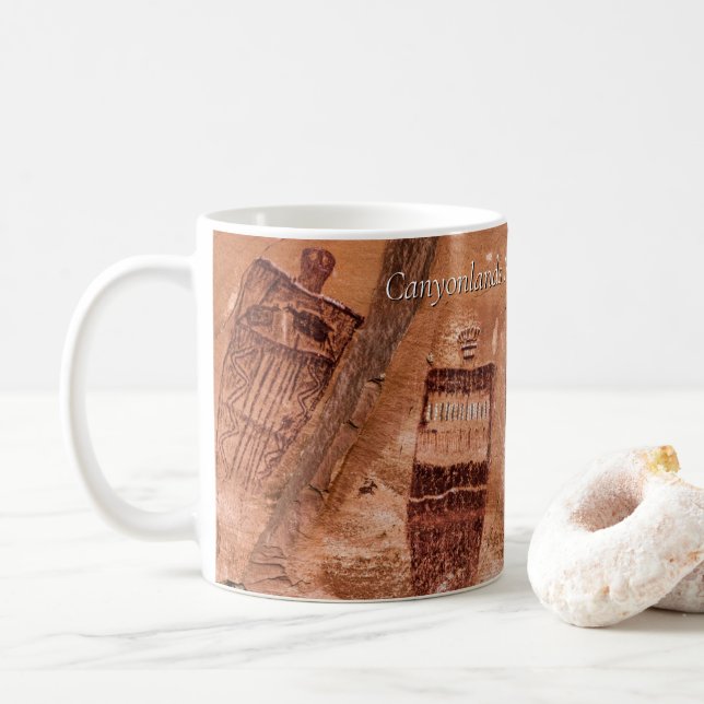 Canyonlands nationalpark Utah Pictograph Kaffemugg (Med munk)