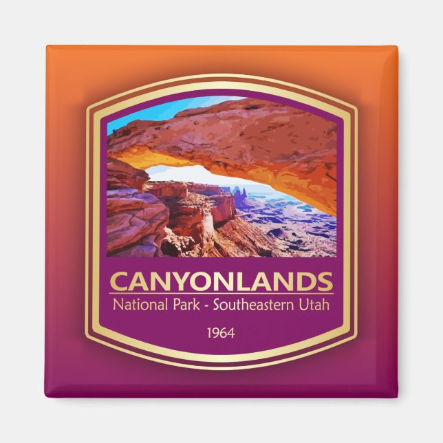 Canyonlands NP (PF1) Magnet (Framsidan)