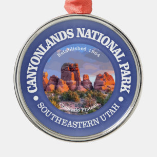 Canyonlands NP (rd)2 Julgransprydnad Metall