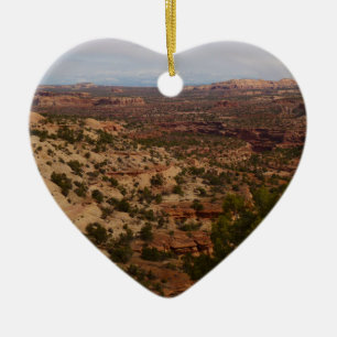 Canyonlands vy från Neck Springs Trail Julgransprydnad Keramik