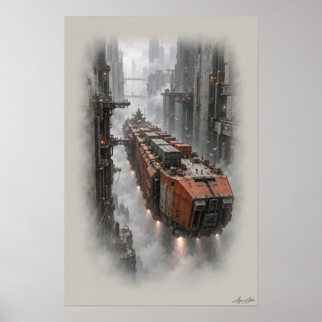 Canyons Fraktfartyg Poster (Framsidan)