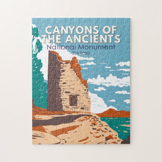 Canyons of the Ancients National Monument Colorado Pussel (Vertikal)