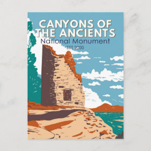Canyons of the Ancients National Monument Colorado Vykort