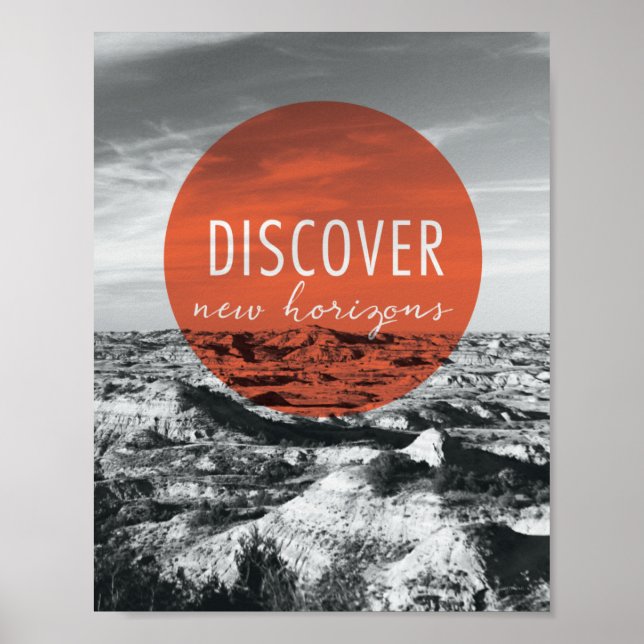 Canyons | Upptäck nya vågräta citat Poster (Framsidan)